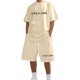 thumbnail image 3 of WILLBEST Pantalones Cortos Casuales para Hombre, Pantalones Vaqueros Desgastados para Uso Diario, Cómodos Pantalones con Pechera y Camiseta, Estilo Casual., 3 of 3