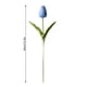 thumbnail image 3 of Bearachild Mini flor artificial, lirio único, tulipán, flor monarca, flor falsa de PU, decoración para el hogar y la Oficina, decoración para Flores artificiales lago azul Bearachild HA6563-07B, 3 of 6
