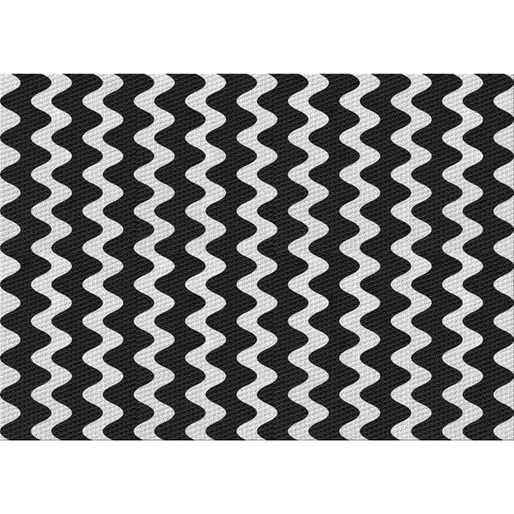 Ahgly Company Machine Washable Indoor Rectangle Transitional Gray Cloud Gray Area Rugs, 8' x 12'