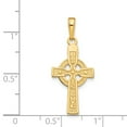 thumbnail image 3 of 14k Reversible God is Love Celtic Cross Pendant, 3 of 3