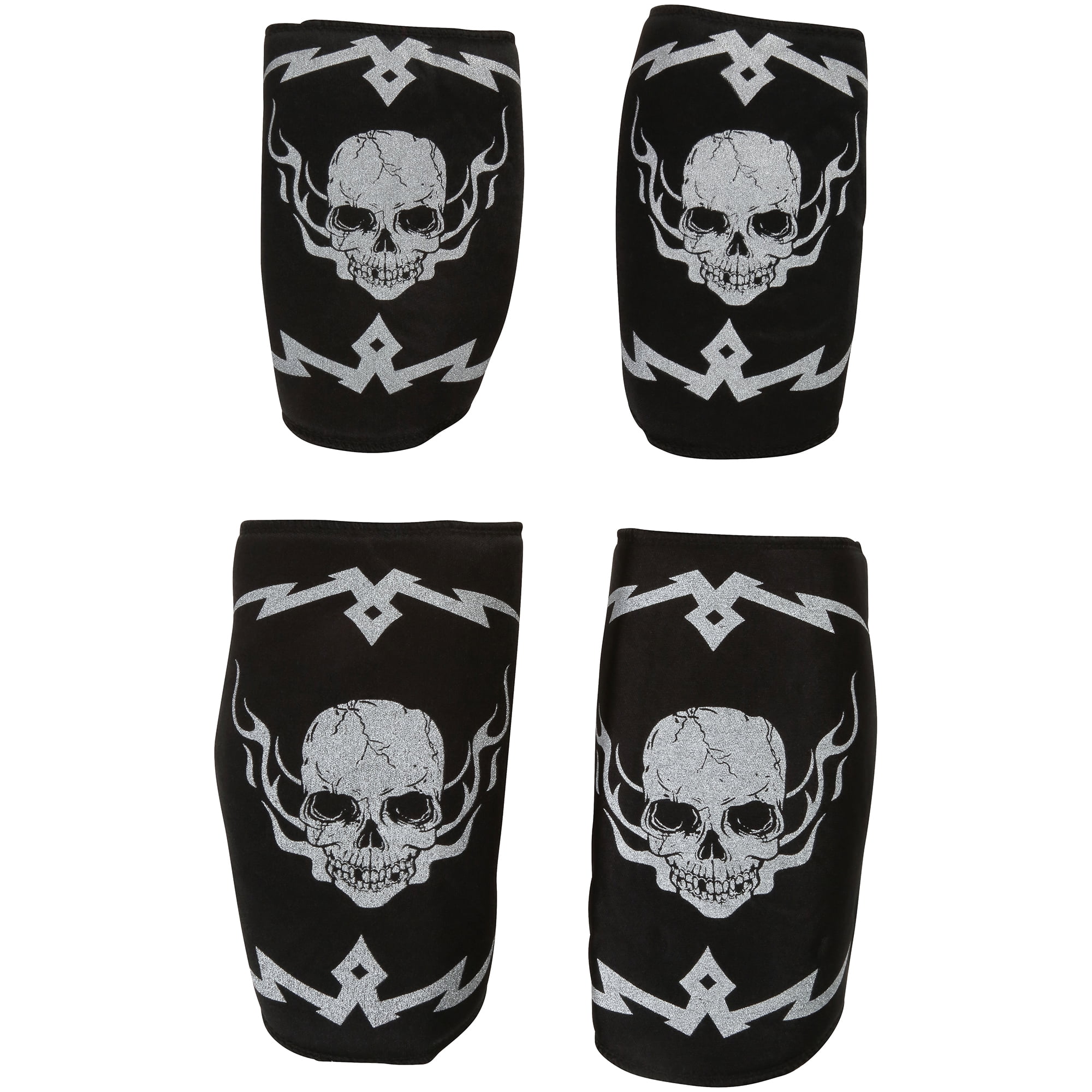Silver Skull Ninja Halloween Costume for Children, Boys Size M (8), by Fun World