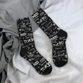 thumbnail image 5 of Pofeuu Travel The World Print Crew Socks, Adult Running Hiking Socks for Youth and Adult, 5 of 6