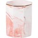 thumbnail image 1 of Ceramic Desk Pen Holder Stand Marble Pattern Pencil Cup Pot Desk Organizer (Pink), 1 of 4