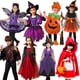 thumbnail image 2 of Disfraz de bruja de Halloween para niñas pequeñas, disfraz de princesa vampiro para niños, ropa de vestir para niños con sombrero, regalo de fiesta de carnaval, 2 of 5