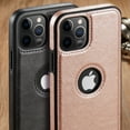 thumbnail image 2 of Casus Logo View Classic Slim Leather Case for iPhone 12 | iPhone 12 Pro - Pink, 2 of 9
