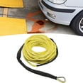 thumbnail image 6 of funtasica Synthetic Winch Rope Tow Rope 15M Heavy Duty Tow Strap 7700lbs Towing Rope Trailer Rope for Boat Car SUV UTV Accessories Yellow, 6 of 7