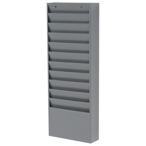 Medical Chart Hanging Wall File Holder 11 Pockets Gray Com - Wall File Pockets Metal Medical Chart Hanging Wall File Holder 11 Pockets Gray Com - Wall File Pockets Metal