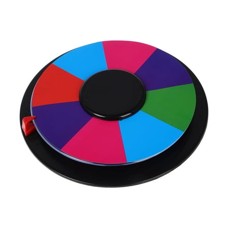 Masteelf Spinning Prize Wheel for Home Use with Creative Design and Versatile Fun Plastic Assorted Color 7.5 inches