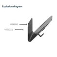 thumbnail image 1 of Wall Mount Holder for Skateboard/Snowboard/Longboard, Wall Hanger Display, Skateboard Shelf Rack, 1 of 5
