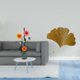 thumbnail image 2 of Soporte de papel higiénico,Soporte para toallas de papel de encimera,Esculturas de pared de hojas,Esculturas de pared de hierro forjado con forma de hojas de ginkgo,Escultura decorativa, 2 of 8