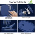thumbnail image 4 of Mini ventilador USB Kinscoter, batería recargable, ventilador con temporizador, viento fuerte, 3 velocidades, escritorio, portátil, silencioso, para oficina, camping, al aire libre, blanco, 4 of 5
