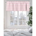 thumbnail image 5 of Pink Buffalo Valances for Windows Plaid Valance Rod Pocket Light Filtering Short Window Treatments Curtains for Kitchen Bathroom Living Room Bedroom, 1 Panel, 42 x 18 Inch, 5 of 7