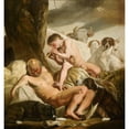 thumbnail image 2 of Jacob van Campen 15x16 Gold Ornate Wood Frame and Double Matted Museum Art Print Titled - Argus, Mercury and Io (C. 1630 - 1640), 2 of 4