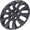 Black Matte for 13-19 Sentra/11-17 Leaf, variant on 4Pcs/Set Cover Hubcaps ,16 inch Lacquer Vehicle Hubcaps Wheel Rims Cover for 2013-2018 Nissan Altima Sedan -PP Material