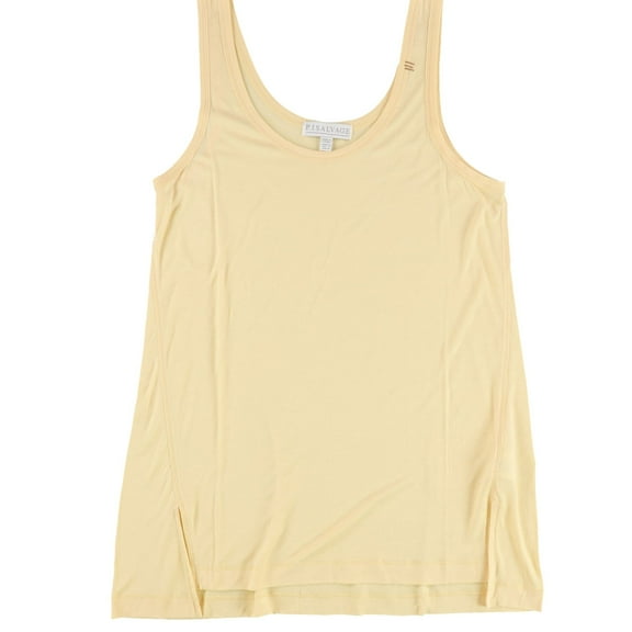 P.J. Salvage Womens Scoop Neck Pajama Sleep Tank Top, Yellow, Medium