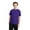 Purple, variant on Sport-Tek Youth PosiCharge RacerMesh Tee-L (Graphite Grey)