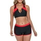 thumbnail image 1 of Trajes de baño tankini para mujer Traje de baño deportivo de dos piezas con cuello redondo y tirantes a juego para mujer Traje de baño de dos piezas para mujer Trajes de baño tankini para mujer, 1 of 7