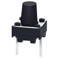 thumbnail image 2 of 100 Pack Momentary Tactile Push Button Switch, 2-Pin Through Hole Mount for PCB or Breadboard, Size 6x6x7mm, 2 of 4