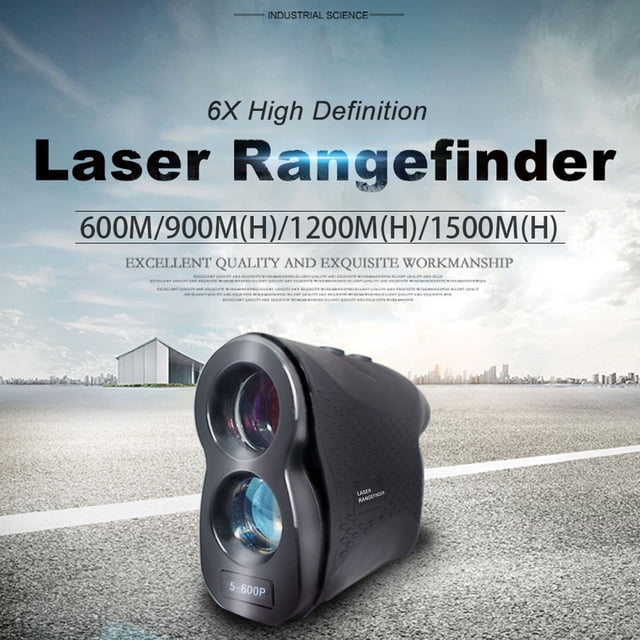 Aidoshy Telescope,600M 6X LCD Telescope Range Finder Hunting Sport Distance Speed Meter
