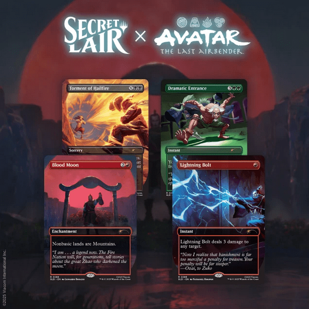 Magic the Gathering Secret Lair x Avatar: The Last Airbender - Everything Changed (Foil)