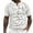 White, variant on Men's Solid Color Knitted Pineapple Jacquard Texture Men Casual Loose Comfortable Button Open Neck Short Sleeved T Shirt,XXL