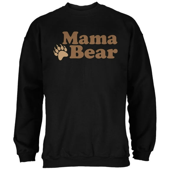 Mothers Day - Mama Bear Black Adult Sweatshirt