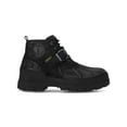 thumbnail image 2 of POLO RALPH LAUREN Mens Black Waterproof Buckle Accent Oslo Round Toe Wedge Lace-Up Leather Boots Shoes 9.5 D, 2 of 2