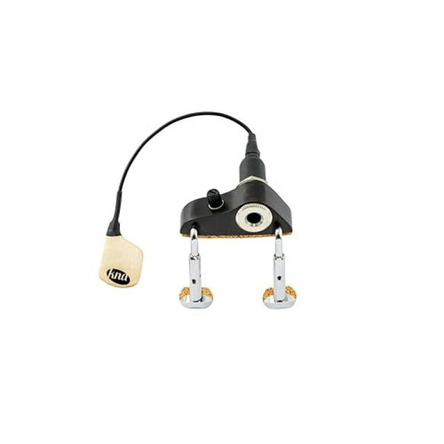 KNA MP-2 Portable Piezo Mandolin Pickup – Natural Sound, Lightweight, Onboard Volume Control, Easy Installation, Passive No Battery Required, Ideal for Live and Studio, Country, Bluegrass, Rock, Pop