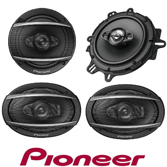 Pioneer TS-A6970F 5-Way 600W 6.9" WITH TS-A1680F 6.5" 350W Coaxial Car Speakers