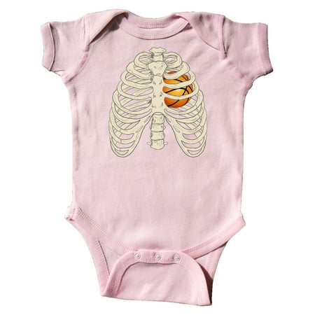 

Inktastic Basketball Heart Gift Baby Boy or Baby Girl Bodysuit