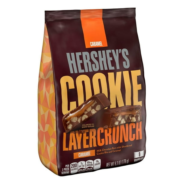 Product of Hershey's Caramel Cookie Layer Crunch Bar, 3 pk./6.3 oz
