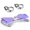 Mauve Purple, variant on Waist Twisting Disc, Ab Rotation Board For Core & Abdominal Training, 300lbs Weight Capacity Quiet Home Fitness Equipment For Men & Women