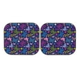 thumbnail image 3 of Uemuo Colorful Butterflies Printed 2 PCS Car Windshield Sun Shade, Auto Sun Heat and UV Rays Blocker, Foldable Automotive Front Window Sunshade Protector, 3 of 7