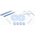 thumbnail image 2 of RPC Racing Power Company R4051 Hood Pin  1/2 Inch Hood Pins/ 3/16 Inch Hair Pins; Chrome Plated Steel, 2 of 4