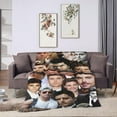 thumbnail image 4 of Blanket Zac Efron Throw Flannel Blankets UltraSoft Micro Fleece Blanket Warm Cozy Plush Gift for Room Decoration Sofa,Office Bed car Camp Couch Beach, 4 of 9