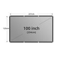 thumbnail image 2 of Projector Screen 16:9 Grey Anti-Light Black Border With Metal Hole Reflective Screen, 2 of 7