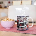 thumbnail image 4 of Floral Sewing Machine Mug, Funny Coffee Mug, Ceramic Sewing Mug with "Any Day Spent Sewing Is A Good Day" Quote, Perfect Mug for Sewing Lovers, Craft & Kitchen Decor, 4 of 5