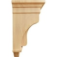 thumbnail image 3 of Ekena Millwork 6 1/2"W x 6 1/2"D x 12"H Raised Fluting Corbel, Red Oak, 3 of 4