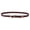 Coffee, variant on Stretchable Braided Belt Girdle for Men and Women Lightweight Waistband with Secure Clasp for Daily and Travel Use