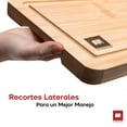thumbnail image 2 of Juego 3 Tablas PARA Picar Ultrachef DE Madera DE Bambú Premium gruesas duraderas resistentes, 2 of 7