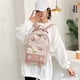 thumbnail image 1 of Mochila estilo Preppy para mujer de Color contrastante de nailon morral Ehuebsd para estudiantes escuela Mochilas grandes Universidad, 1 of 7