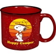 thumbnail image 1 of Peanuts Snoopy Happy Camper 20 oz Ceramic Camper Mug, 1 of 1