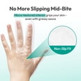 thumbnail image 6 of bebesom 3-Finger Disposable Food Gloves, 200ct - Non-Slip Finger Cots, 6 of 9