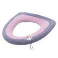 thumbnail image 2 of Toilet Cushion Seat Toilet Seat Cushion Thickened Toilet Cover Knitted Toilet Seat Cushion Washable Household Toilet Cover Winter Warm Toilet Seat Cover Mat, 2 of 6