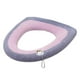 thumbnail image 2 of Cojín para asiento de inodoro, funda de inodoro gruesa, cojín de punto para inodoro, funda de inodoro lavable para el hogar, funda de asiento de inodoro cálida para invierno, cojín para asiento de tap, 2 of 4
