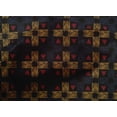 thumbnail image 4 of oneOone Cotton Poplin Fabric Check & Triangle Ikat Print Fabric By The Yard 42 Inch Wide, 4 of 4