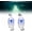 Blue*2, variant on Ultra-Bright Fish Trap Lamp, LED Underwater Fishing Lures, Deep Drop Fishing Lights, Fishing Bobber Night Light, Waterproof Submersible Bait Flashers, Water Activated, Fish-Eye Design