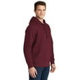 thumbnail image 4 of Sport Tek Adult Male Men Hooded Plain Long Sleeves Sweatshirt Maroon Large, 4 of 6
