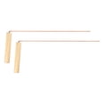thumbnail image 2 of 2Pcs Pure Copper Dowsings Rods Coppers Probes Rod for Water Treasures Gold Detectors Divination Locating Tools with Handles, 2 of 8