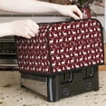 thumbnail image 7 of Goofa Christmas And New Year Print Toaster Cover 4 Slice, Four Slice Bread Machine Cover Quilted Toaster Covers Bread Maker Cover Kitchen Appliance Cover, 7 of 7